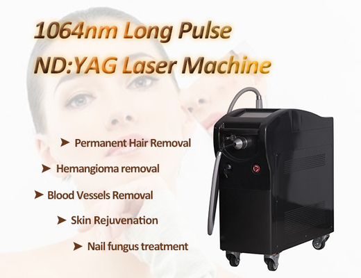 машина подмолаживания кожи Nd Yag ИМПа ульс удаления волос лазера диода Alexandrite 10Hz 1064nm длинная
